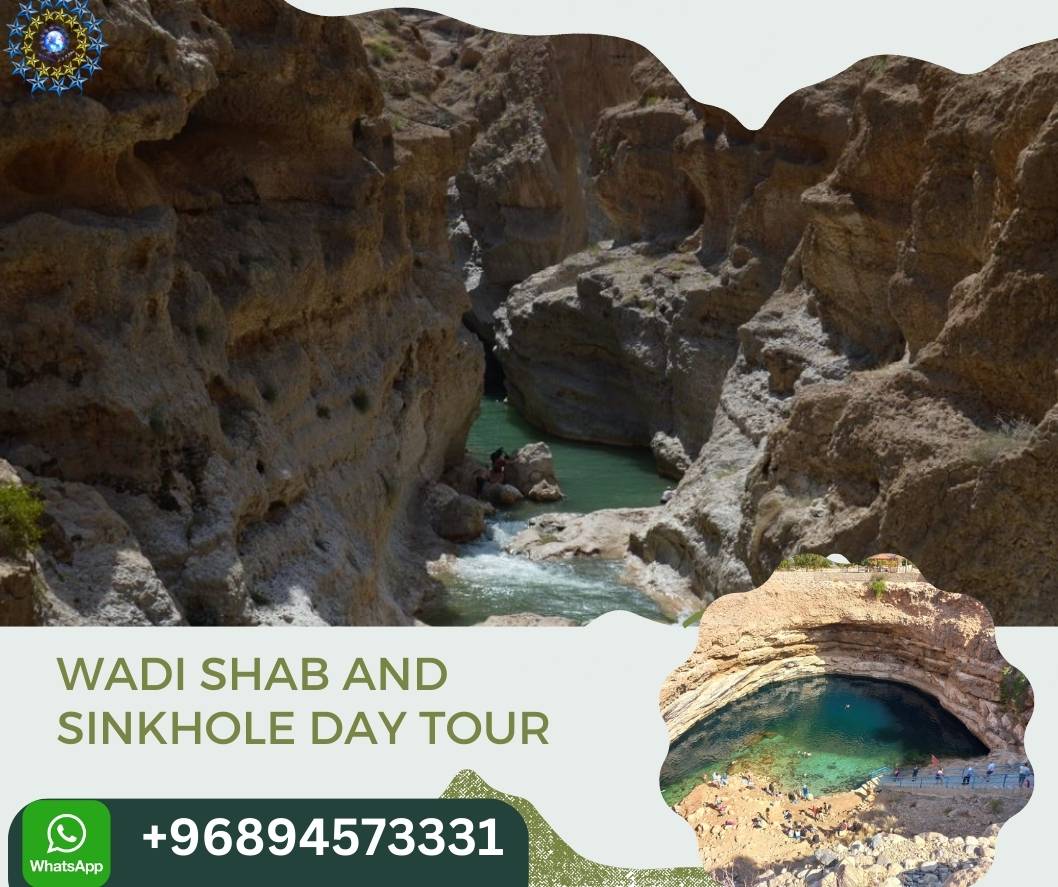 Wadi Shab and Bimmah Sinkhole Private half Day