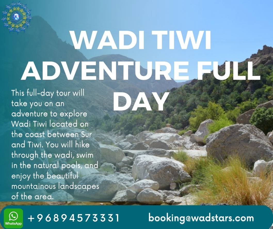 Wadi Tiwi Adventure Full day from Sur